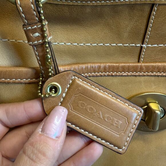 Vintage Coach y2k 10741 Two-Tone Ergo Hobo Bag One Shoulder Bag - Picture 13 of 14